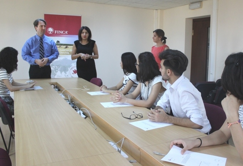 Students attended internship program at FINCA Azerbaijan
