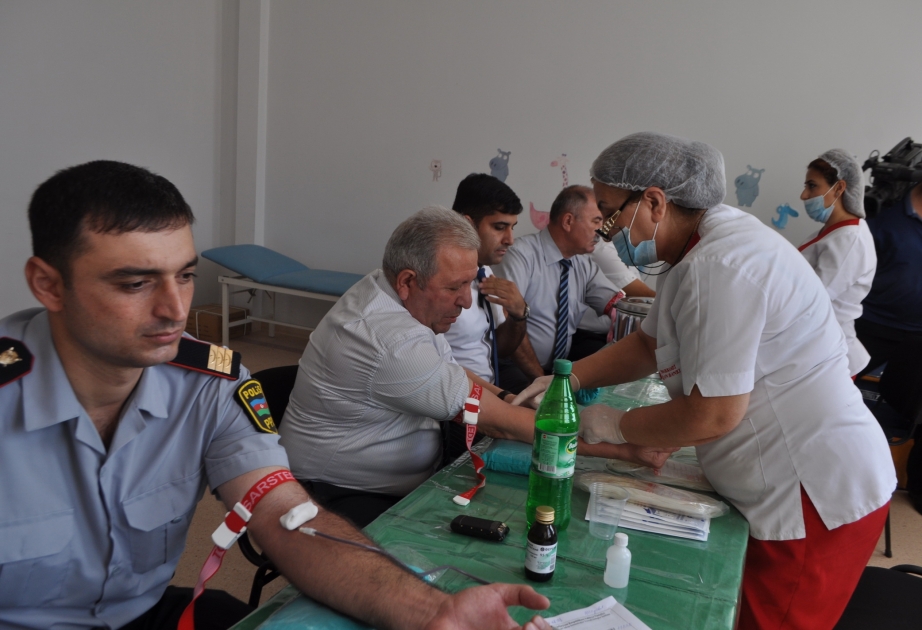 Hacıqabulda qanvermə aksiyası keçirilib