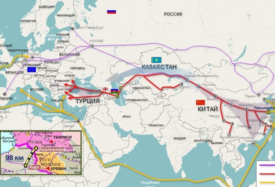 Железная дорога Баку-Тбилиси-Карс придаст дополнительный импульс развитию ТМТМ