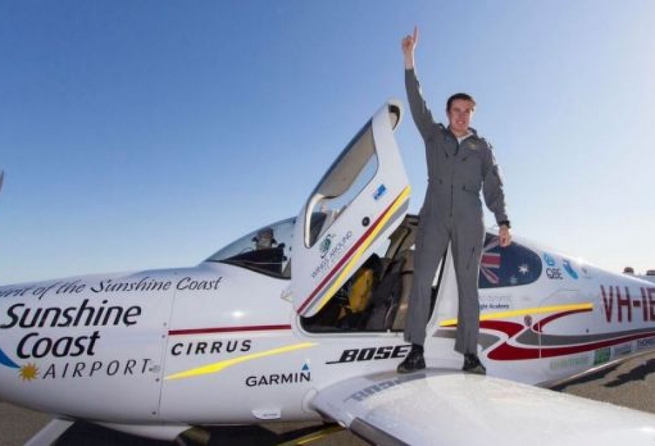 Teen aviator becomes youngest person to fly solo around world in single aircraft