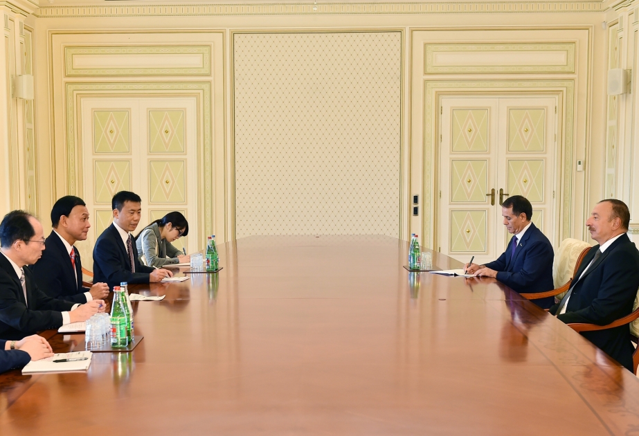 President Ilham Aliyev received Japan`s Parliamentary Vice-Minister for Foreign Affairs VIDEO