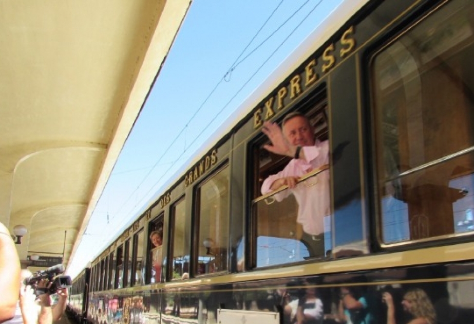 Bolqarıstanın Ruse şəhəri Aqata Kristinin əfsanəvi “Orient Express” qatarını qarşılayıb