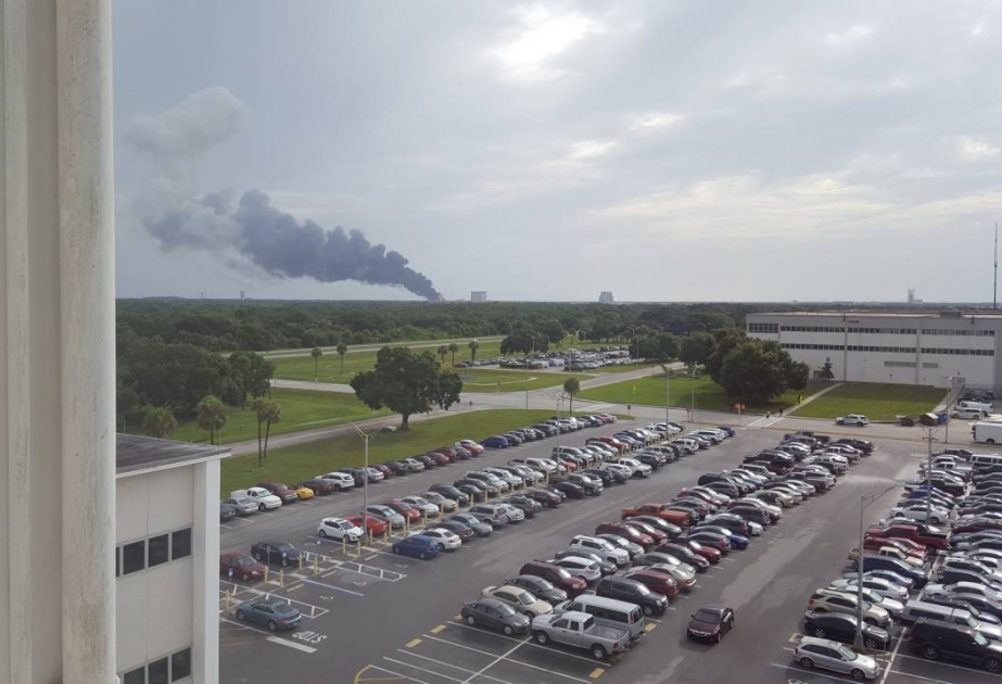 Nasa SpaceX Rakete auf Weltraumbahnhof Cape Canaveral explodiert