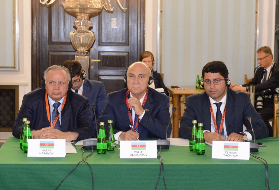 Azerbaijani delegation attends meeting of European parliament speakers in Warsaw