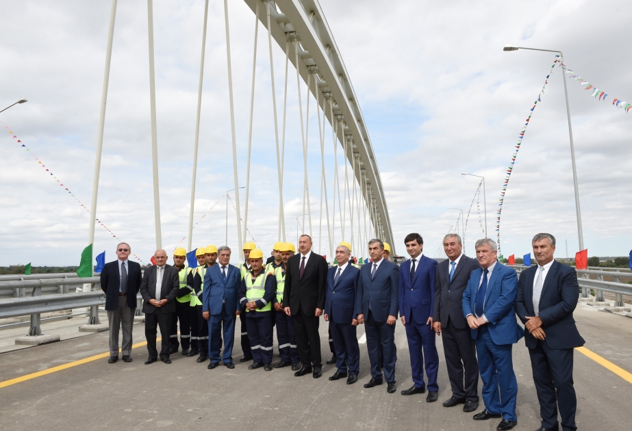 President Ilham Aliyev opened section of Alat-Astara-Iran state border highway VIDEO