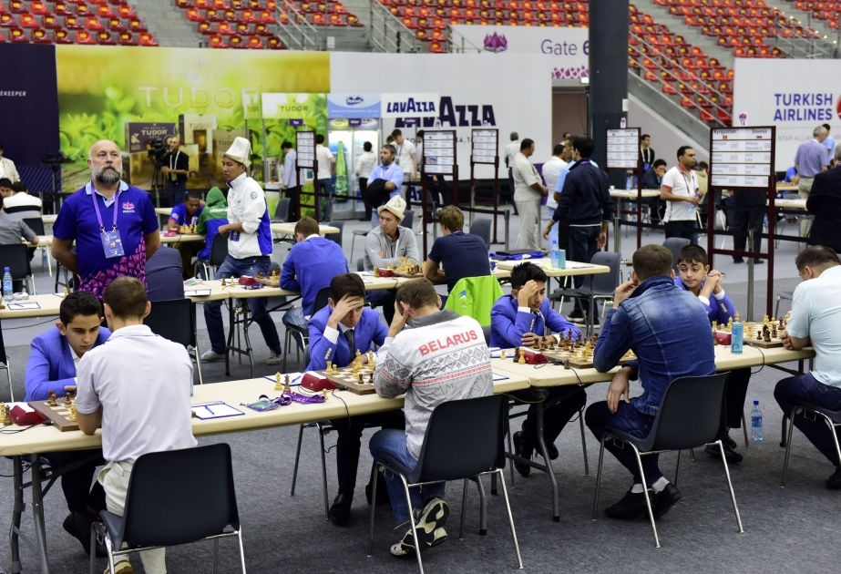 巴库世界国际象棋奥林匹克团体赛的第二轮比赛已开始