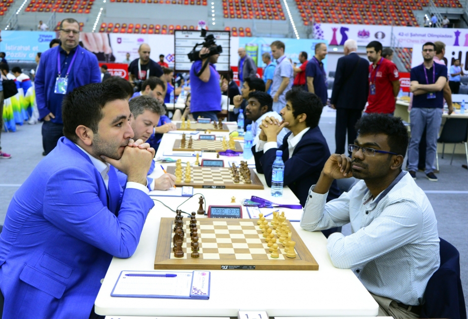 巴库世界国际象棋奥林匹克团体赛的第五轮比赛圆满结束