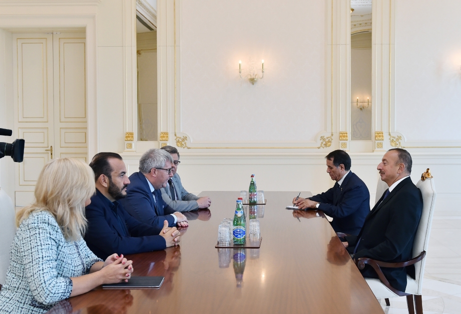 Entretien du président azerbaïdjanais avec une délégation du Parlement européen VIDEO