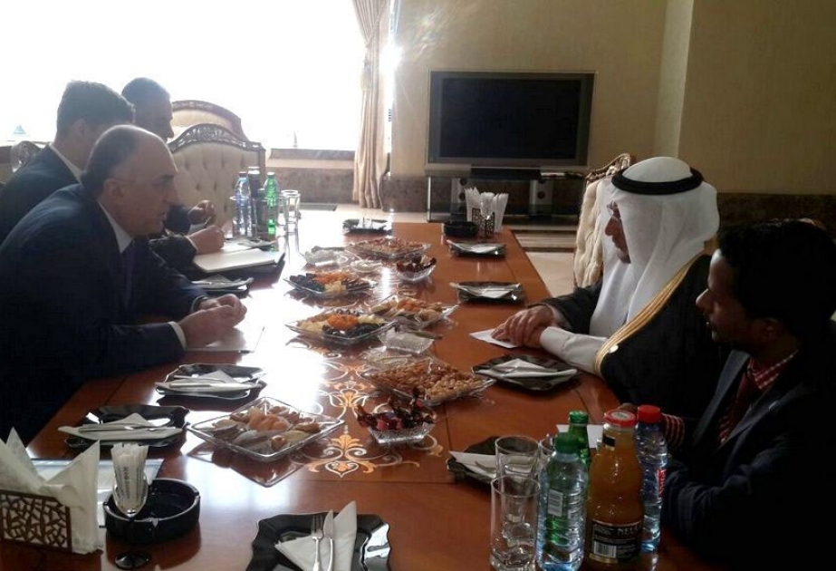 Treffen zwischen Außenminister Elmar Maamadyarov und OIC-Generalsekretär