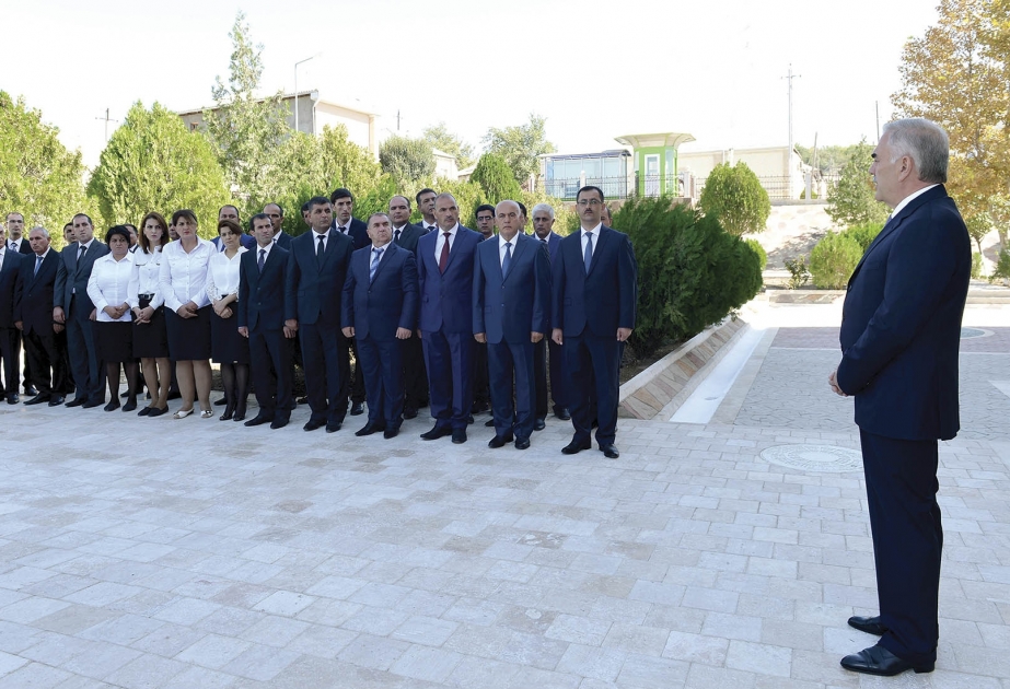 Naxçıvan Muxtar Respublikasının Daşınmaz Əmlak və Torpaq Məsələləri üzrə Dövlət Komitəsinin yeni inzibati binası istifadəyə verilib