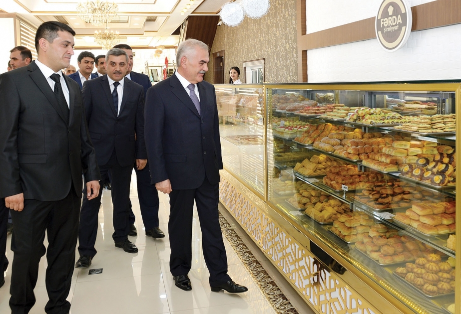 Naxçıvan şəhərində “Fərda” unlu-qənnadı məmulatları və dondurma istehsalı müəssisəsi yaradılıb