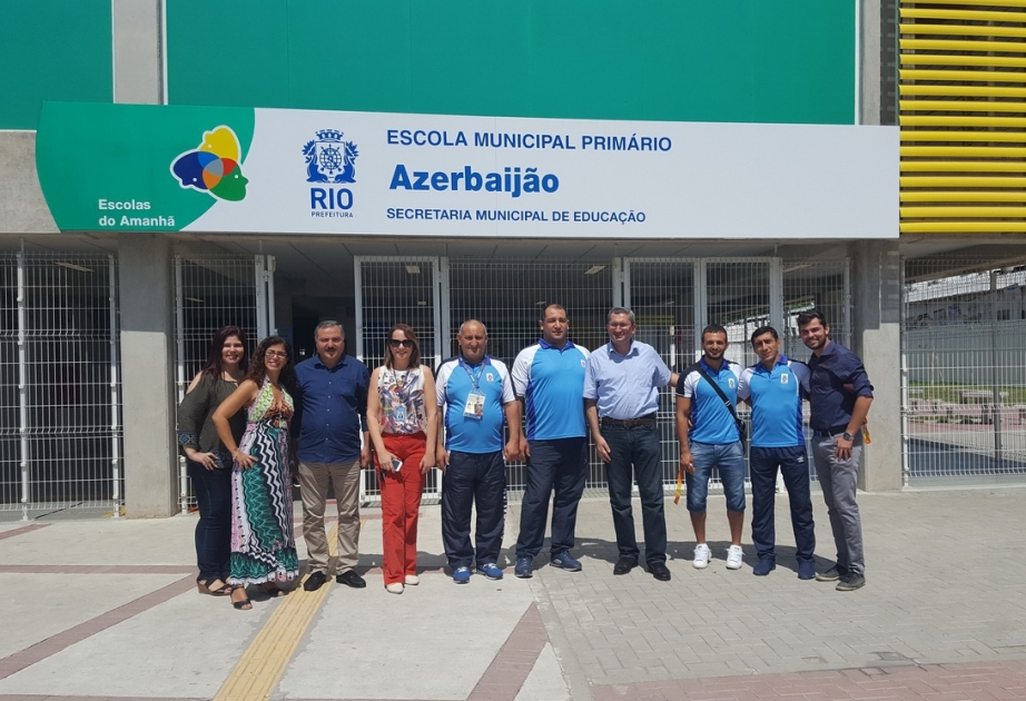 Azerbaijani Paralympians visit “Azerbaijan” municipal school in Rio de Janeiro