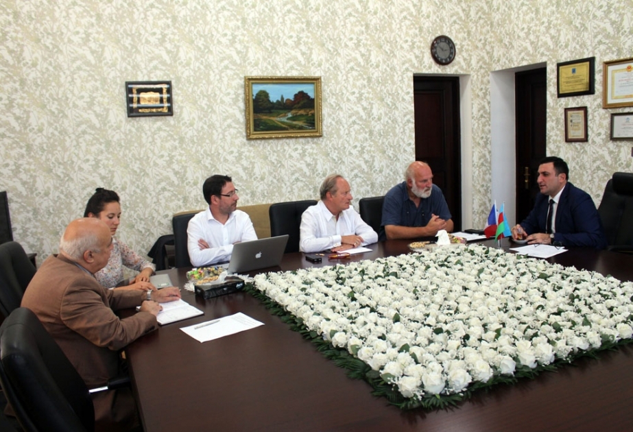 Delegation of Strasbourg University visiting Azerbaijan Oil and Industry University