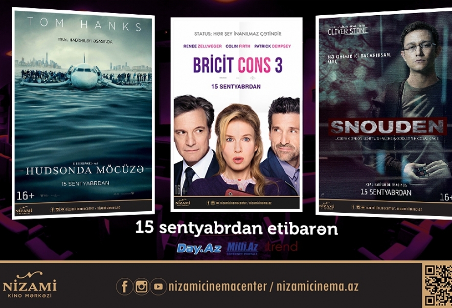 Новые фильмы на экране Киноцентра «Низами»