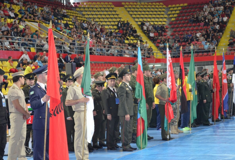 Hərbçilərin dünya çempionatının təntənəli açılış mərasimi olub