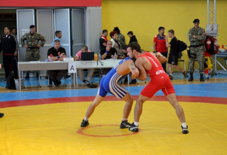 Two Azerbaijani Greco-Roman wrestlers into final of World Military Championship