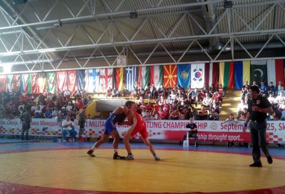 Azerbaijan’s Aliyev wins gold at World Military Wrestling Championship
