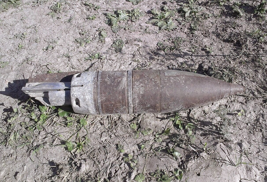 在菲祖利区发现一枚坦克炮弹