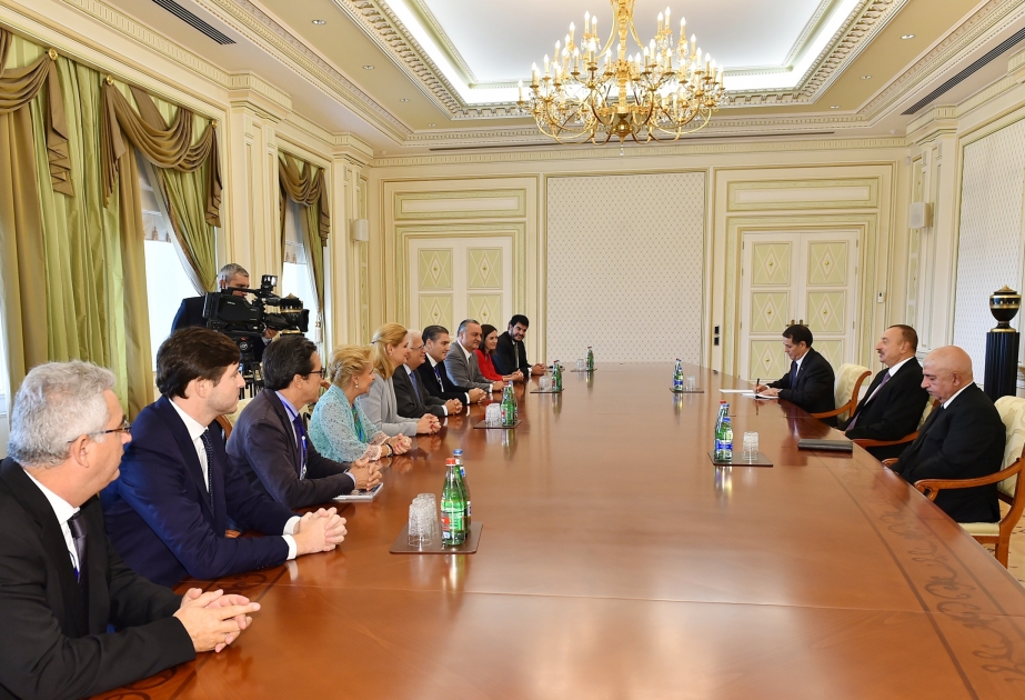 President Ilham Aliyev received delegation of European People's Party VIDEO