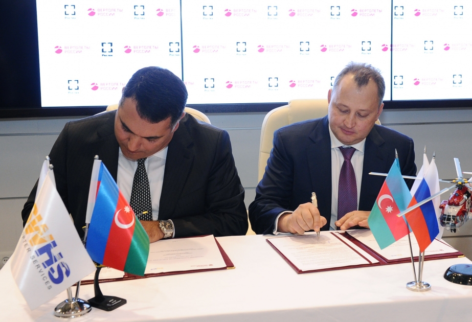 Silk Way Helicopter Services, Russian Helicopters intend to establish joint service center in Azerbaijan