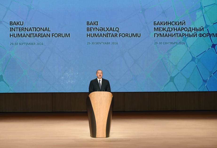 Fifth Baku International Humanitarian Forum kicks offPresident Ilham Aliyev attended official opening ceremony VIDEO