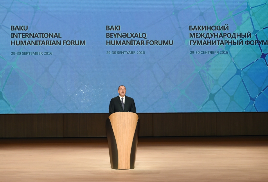V. Internationales Humanitäres Forum Baku 2016 hat seine Arbeit begonnen VIDEO