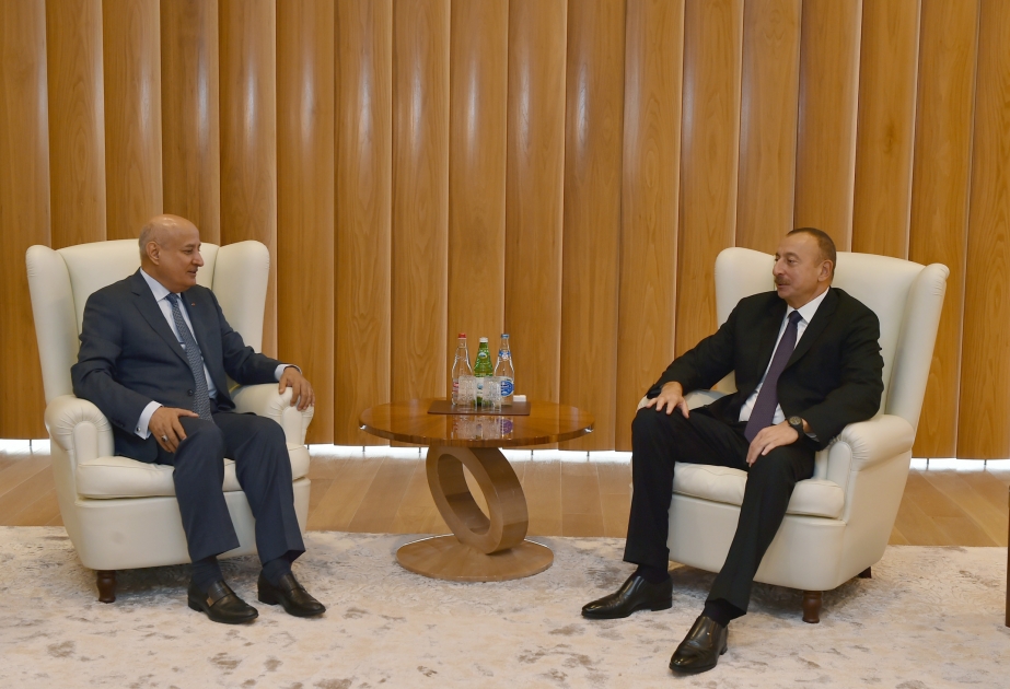Präsident Ilham Aliyev empfängt ISESCO -Generaldirektor Abdulaziz bin Othman al-Twaijri VIDEO