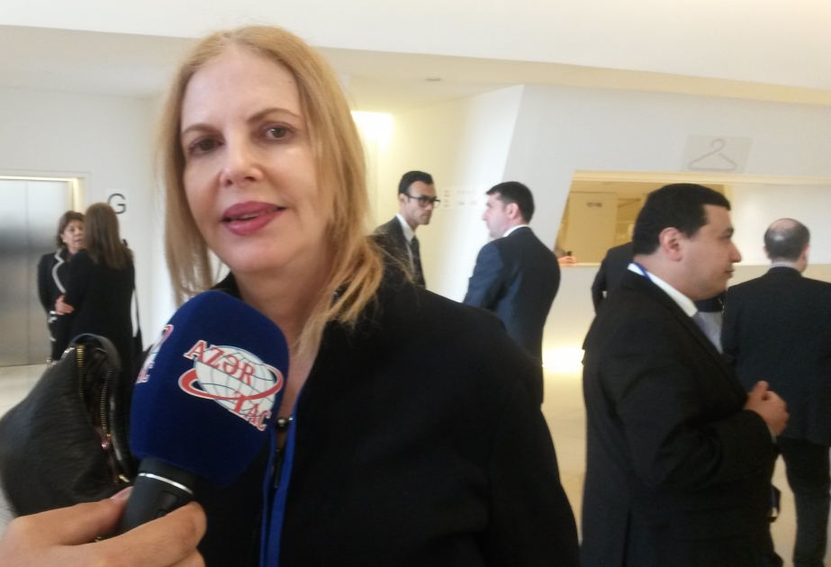 Terese Marqolis: Azərbaycan qlobal əhəmiyyətli forumlar keçirməklə əməkdaşlıq imkanlarını ortaya qoyur