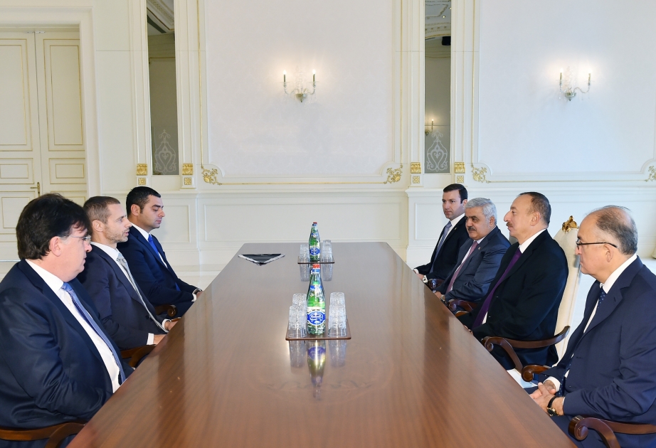 Entretien du président Ilham Aliyev avec le président de l’UEFA [ mis à jour] VIDEO