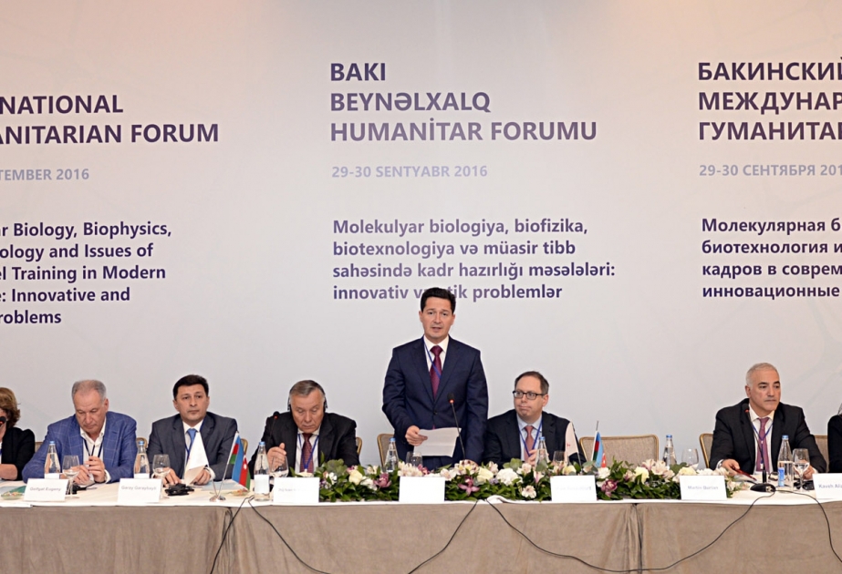 Round table on molecular biology, biophysics and biotechnology held in Baku