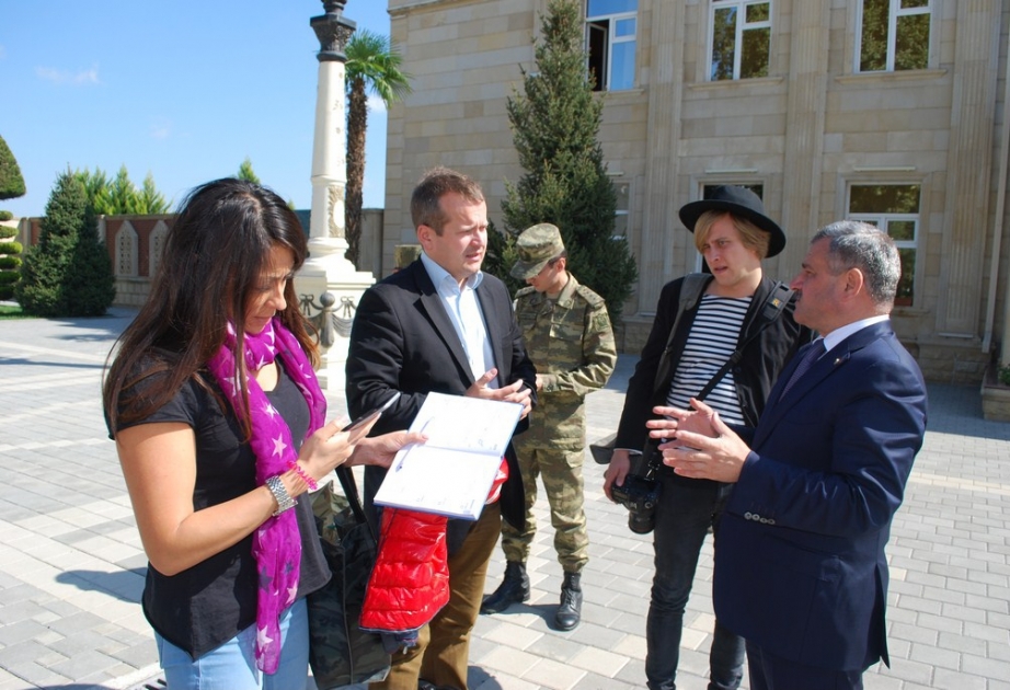 Finnish journalists visit Azerbaijani front line district