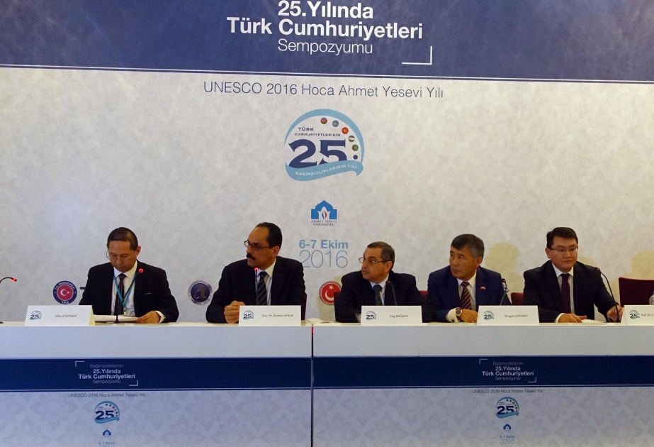 Azərbaycan və Orta Asiya ölkələrinin müstəqilliklərinin 25-ci ildönümü ilə bağlı Ankarada simpozium keçirilir VİDEO