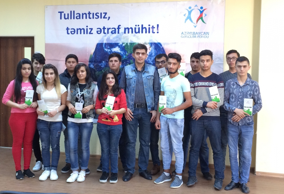 Şabran gəncləri “Tullantısız, təmiz ətraf mühit!” layihəsinə cəlb olunublar