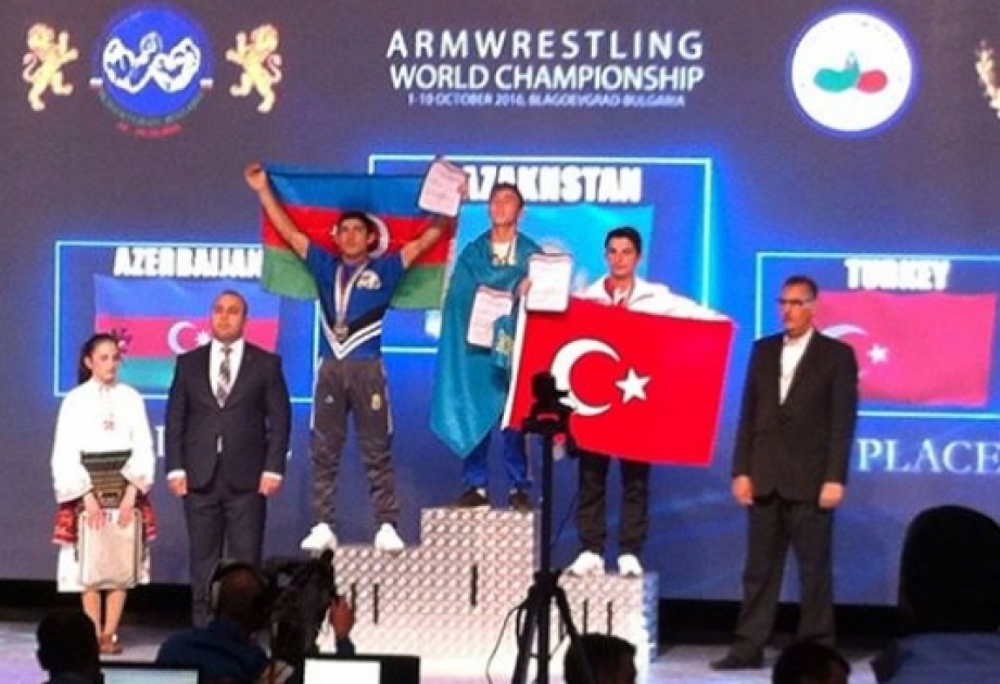 Azerbaijani arm wrestlers win 10 world medals