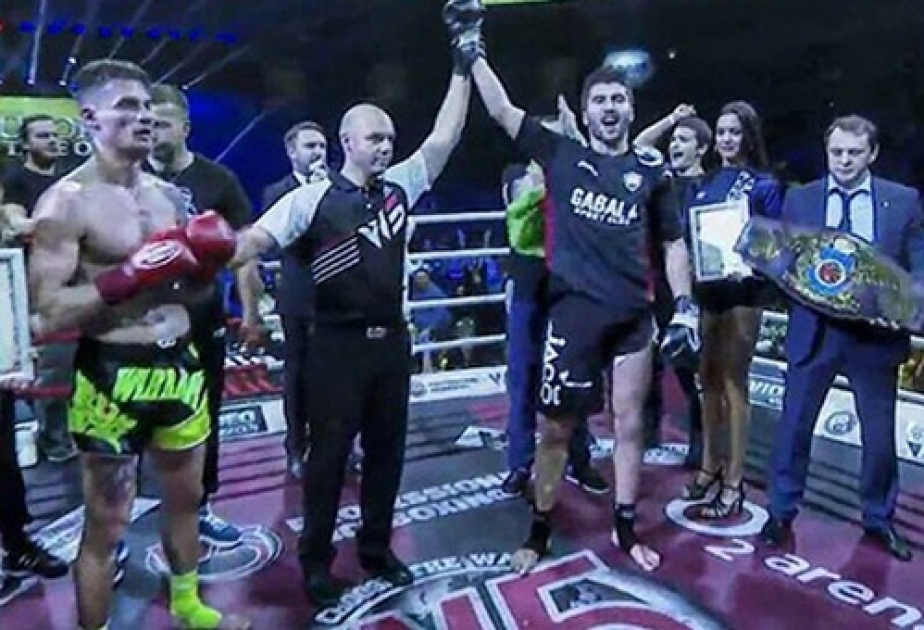 Azerbaijani MMA fighter crowned European champion