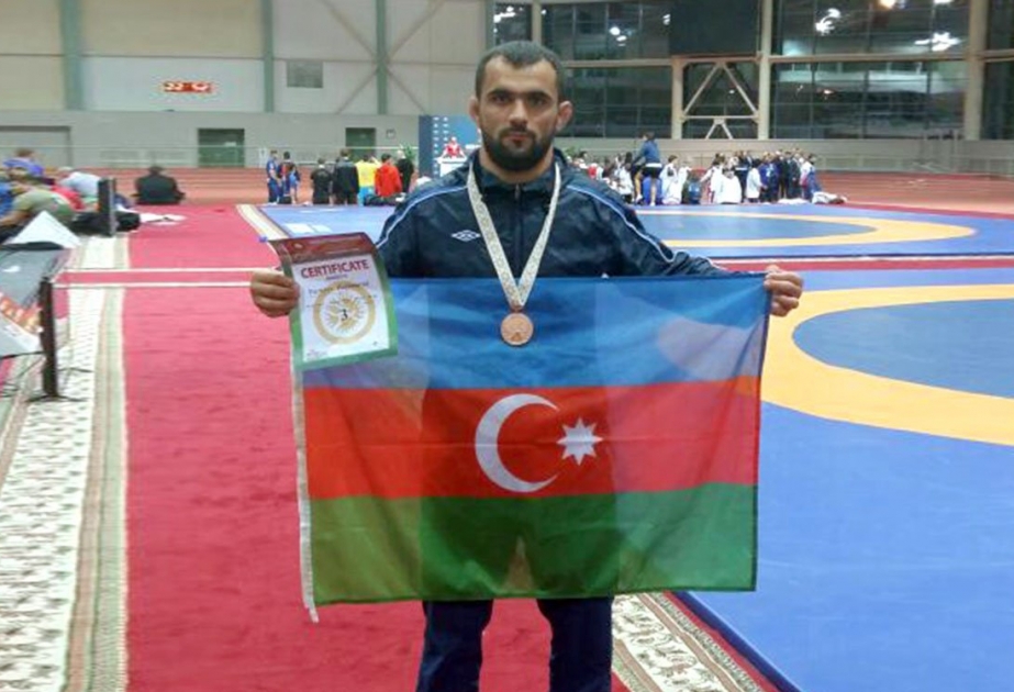 Azerbaijani grappling wrestler wins world bronze