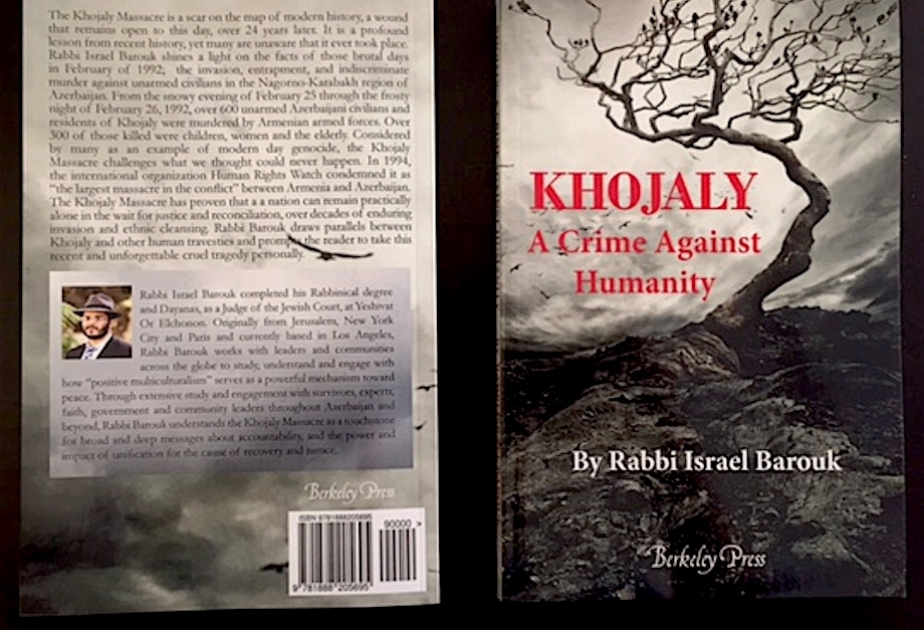 В Калифорнии вышла в свет книга еврейского религиозного деятеля о Ходжалинском геноциде