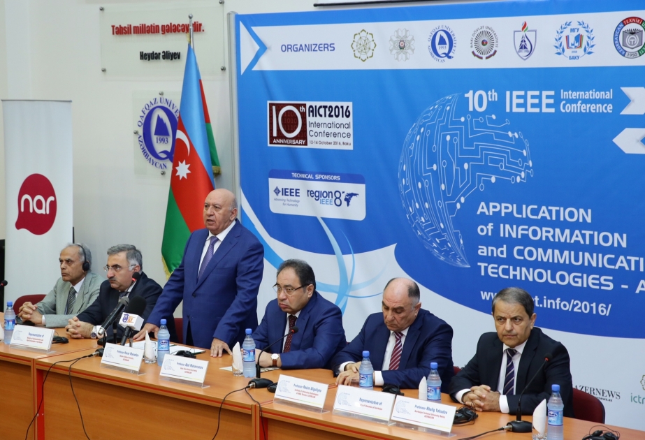 Baku hosts 10th International Conference on Application of Information and Communication Technologies VIDEO