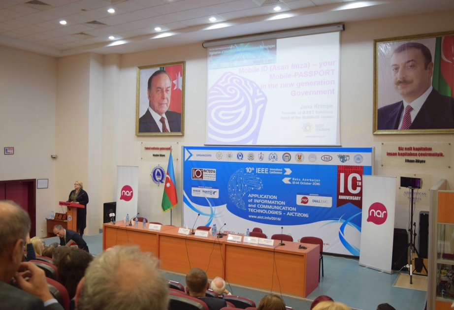 “Asan İmza” presented at AICT 2016 conference in Baku