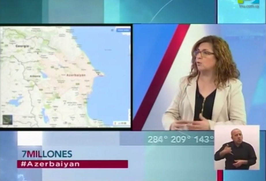 Uruguayische nationale TV berichtet über Aserbaidschan VIDEO
