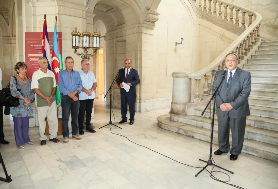 In Havanna eine Fotoausstellung anlässlich des 25. Jahrestages der Wiederherstellung der Staatsunabhängigkeit Aserbaidschans eröffnet