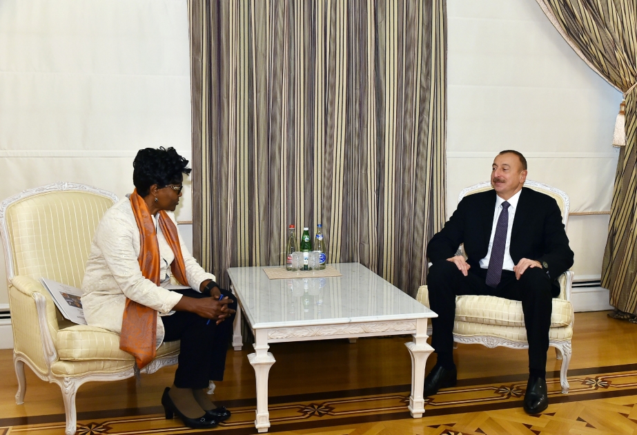 阿塞拜疆总统伊利哈姆·阿利耶夫接见世界银行南高加索区域总监