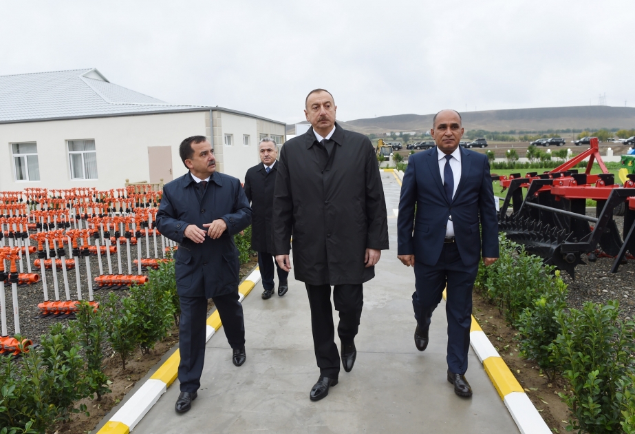 Prezident İlham Əliyev Qazaxda “Birinci Şıxlı” kəndli fermer təsərrüfatının təqdimatında iştirak edib VİDEO