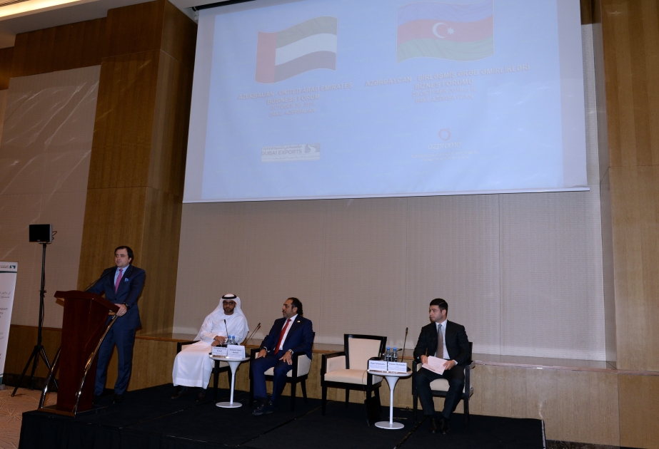 انعقاد ملتقى الأعمال بين الإمارات العربية المتحدة وأذربيجان في باكو