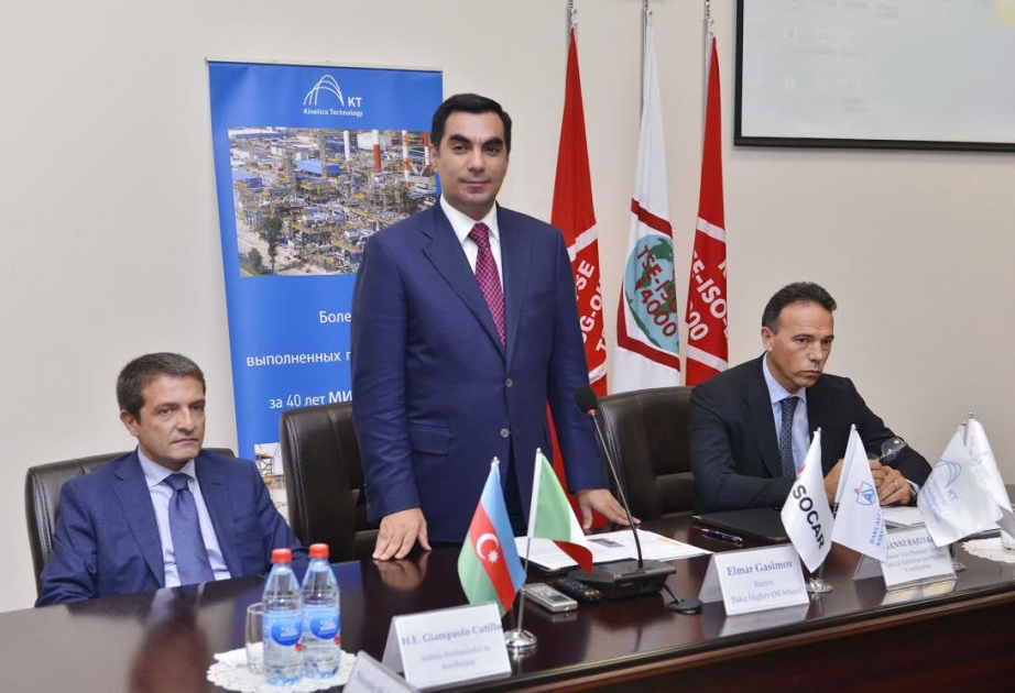 Baku Higher Oil School to cooperate with Italian Maire Tecnimont Group