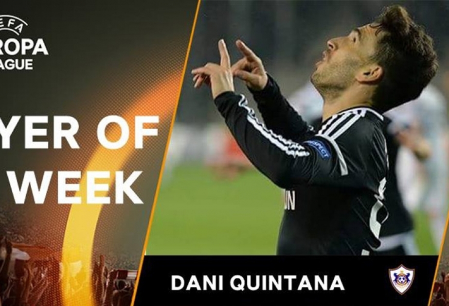 Ligue Europa : Dani Quintana élu meilleur joueur de la semaine