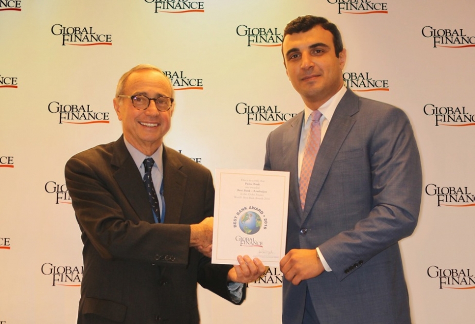 “PAŞA Bank” “Azərbaycanın ən yaxşı bankı 2016” mükafatı ilə təltif olunub