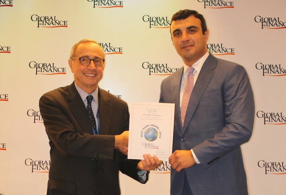 PASHA Bank gets award ‘Best Bank of Azerbaijan 2016’