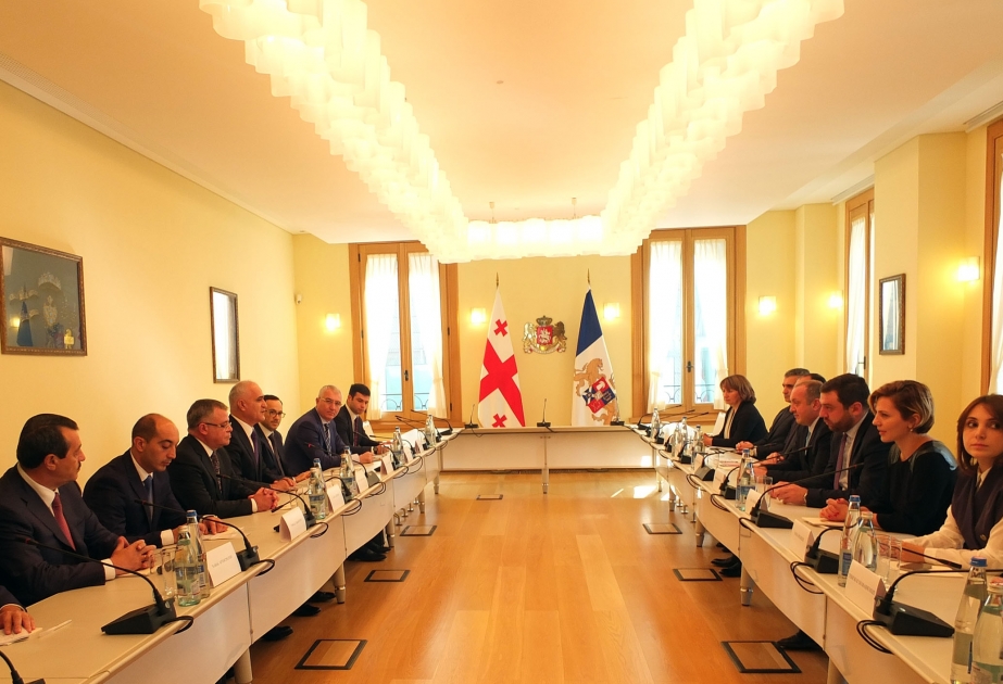 Azerbaijan's Economy Minister meets with Georgian President in Tbilisi