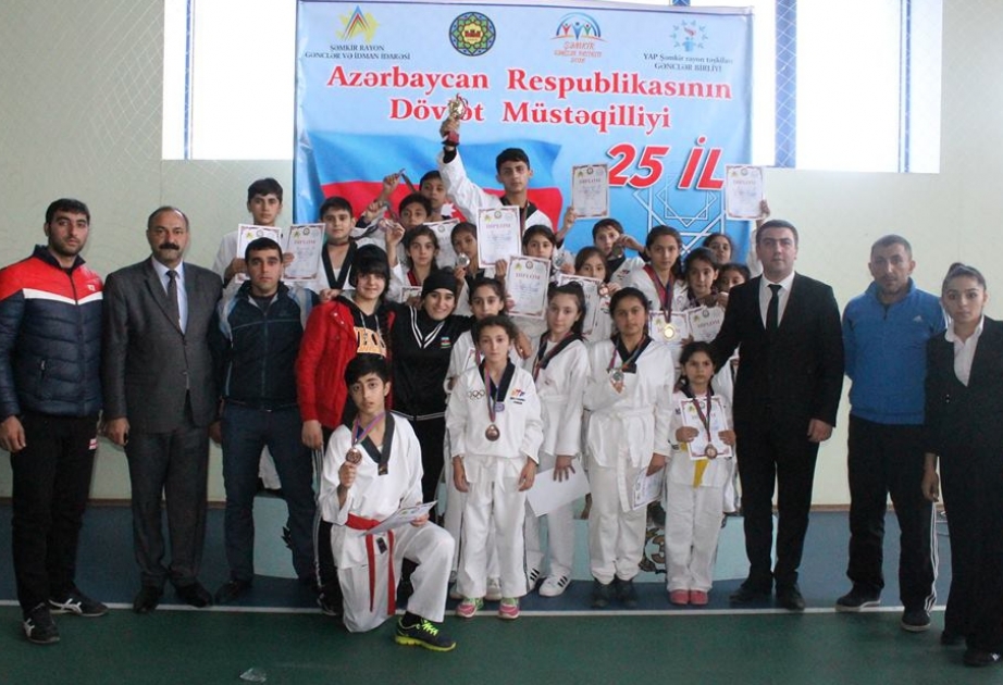 Şəmkirdə taekvondo üzrə rayon birinciliyi keçirilib